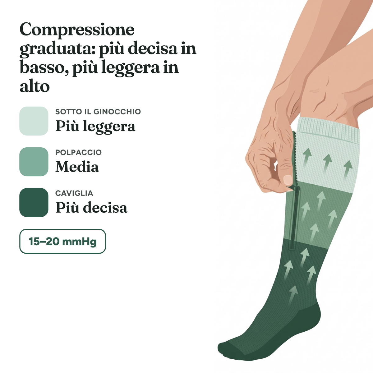 Benpasso - Calze a compressione graduata con cerniera™